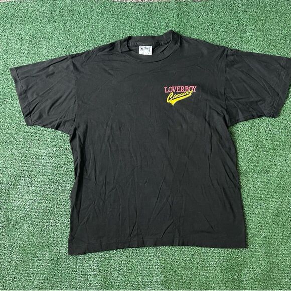 Loverboy Classics Single Stitch 80s T-Shirt - Large - Picture 2 of 8